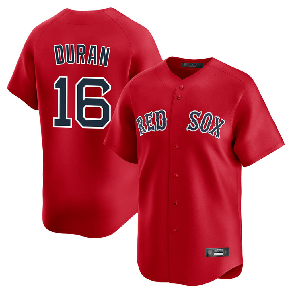 B.Red Sox #16 Jarren Duran Player Red Limited Home Game Ddoa Stitched Jerseys