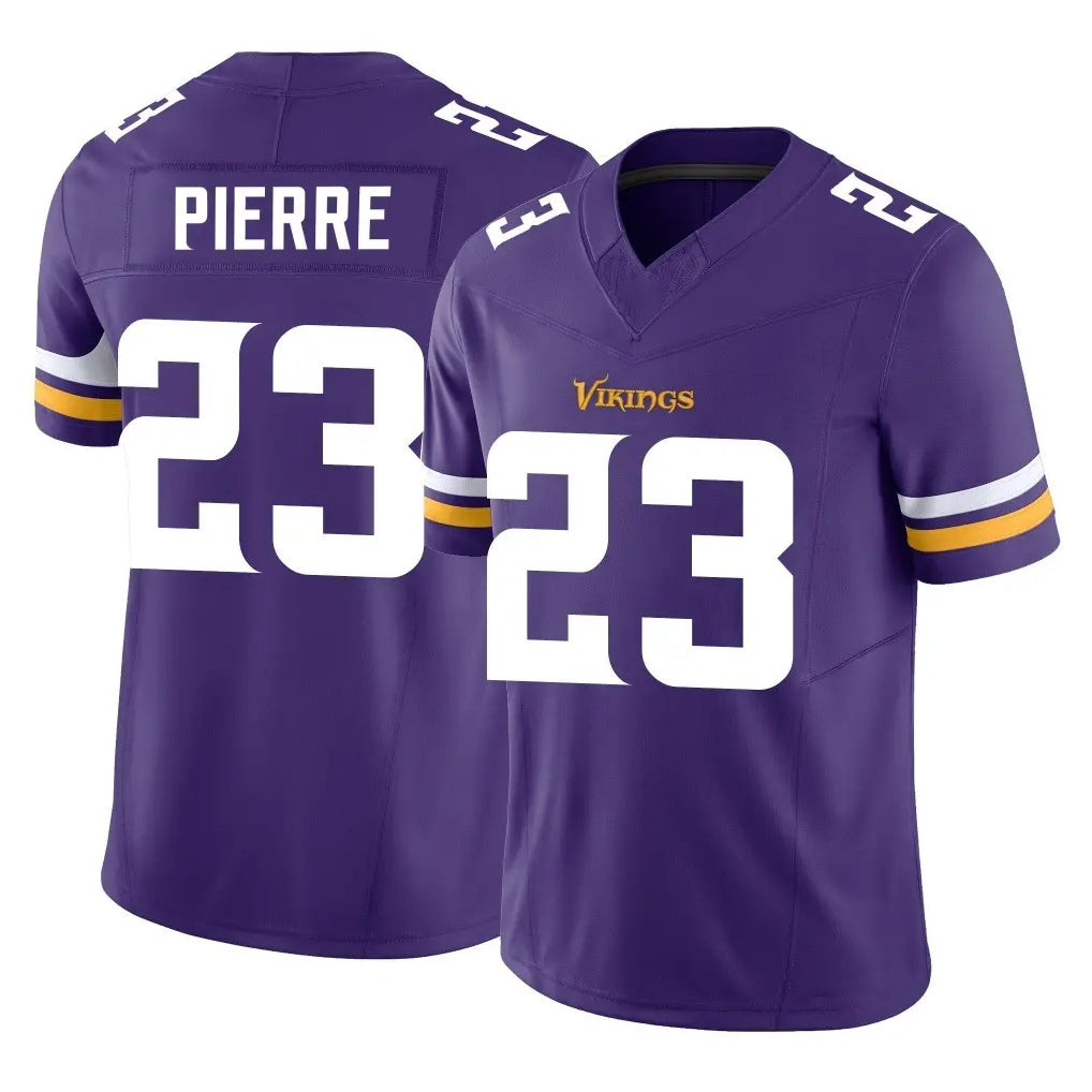 M.Vikings #23 James Pierre Player Purple Limited Vapor F.U.S.E. Home Game Ddoa Stitched Jerseys
