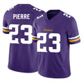 M.Vikings #23 James Pierre Player Purple Limited Vapor F.U.S.E. Home Game Ddoa Stitched Jerseys