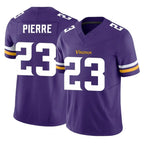M.Vikings #23 James Pierre Player Purple Limited Vapor F.U.S.E. Home Game Ddoa Stitched Jerseys