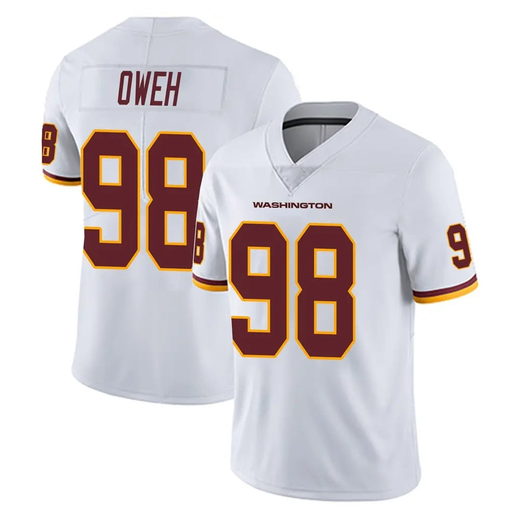 W.Commanders #98 Odafe Oweh Player White Limited Vapor Untouchable Home Game Ddoa Stitched Jerseys