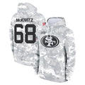 SF.49ers #68 Colton McKivitz Player Arctic Camo Limited Salute to Service Pullover Hoodies Game Ddoa Stitched Jerseys