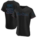 M.Marlins #39 Eury Perez Player Black Home Limited Elite Ddoa Stitched Jerseys