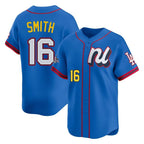 LA.Dodgers #16 Will Smith Player Blue All-Star Limited Home Ddoa Stitched Jerseys