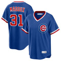 C.Cubs #31 Greg Maddux Player Royal T-shirt Cooperstown Collection Limited Ddoa Stitched Jerseys