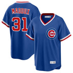 C.Cubs #31 Greg Maddux Player Royal T-shirt Cooperstown Collection Limited Ddoa Stitched Jerseys