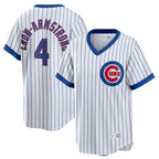 C.Cubs #4 Pete Crow-Armstrong Player White T-shirt Cooperstown Collection Limited Ddoa Stitched Jerseys