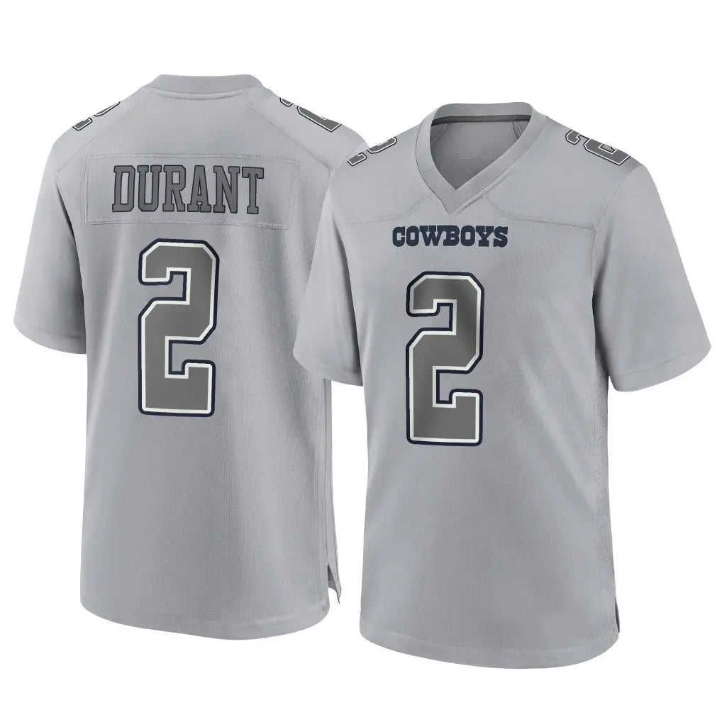 D.Cowboys #2 Cobie Durant Player Gray Atmosphere Fashion Home Game Ddoa Stitched Jerseys