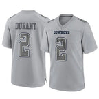 D.Cowboys #2 Cobie Durant Player Gray Atmosphere Fashion Home Game Ddoa Stitched Jerseys