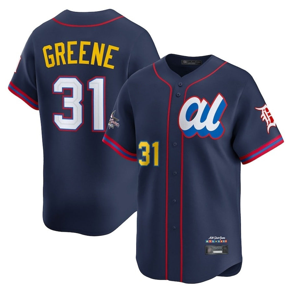 D.Tigers #31 Riley Greene Player Navy Limited American League All-Star Edition Ddoa Stitched Jerseys