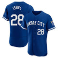 KC.Royals #28 Kyle Isbel Player Royal City Connect Limited Elite Home Game Ddoa Stitched Jerseys