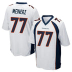 D.Broncos #77 Quinn Meinerz Player White Game Ddoa Stitched Jerseys