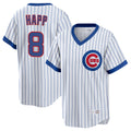 C.Cubs #8 Ian Happ Player White T-shirt Cooperstown Collection Limited Ddoa Stitched Jerseys