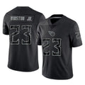 T.Titans #23 Kevin Winston Jr. Player Black Limited Reflective Home Game Ddoa Stitched Jerseys
