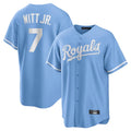 KC.Royals #7 Bobby Witt Jr. Player Light Blue Home Game Ddoa Stitched Jerseys