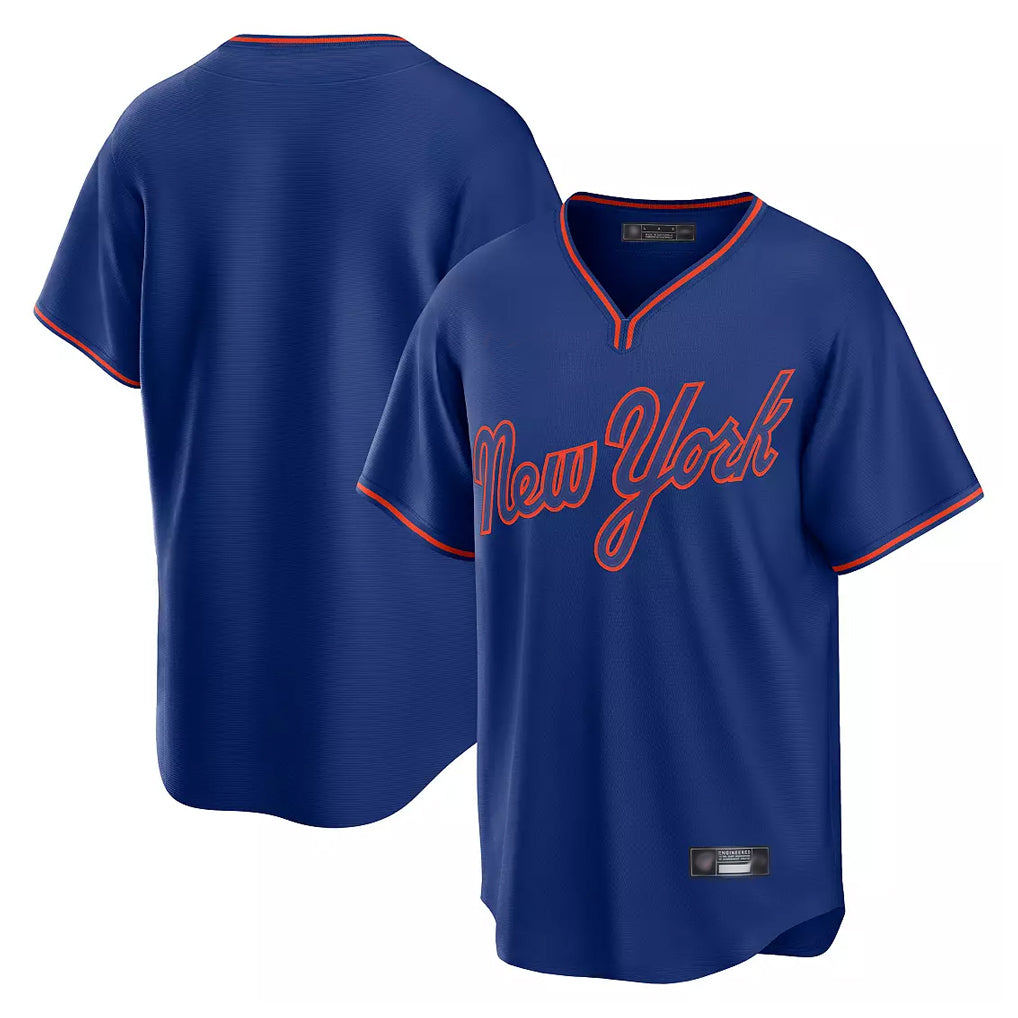 NY.Mets ## Mets Blank Player Royal T-shirt Home Game Ddoa Stitched Jerseys