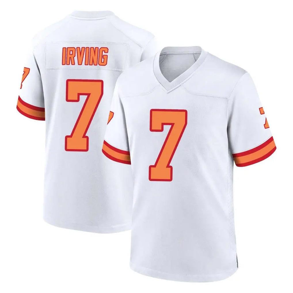 TB.Buccaneers #7 Bucky Irving Player White '76 Home Game Ddoa Stitched Jerseys