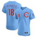 C.Cubs #18 Shota Imanaga Player Light Blue Limited Elite Home Ddoa Stitched Jerseys