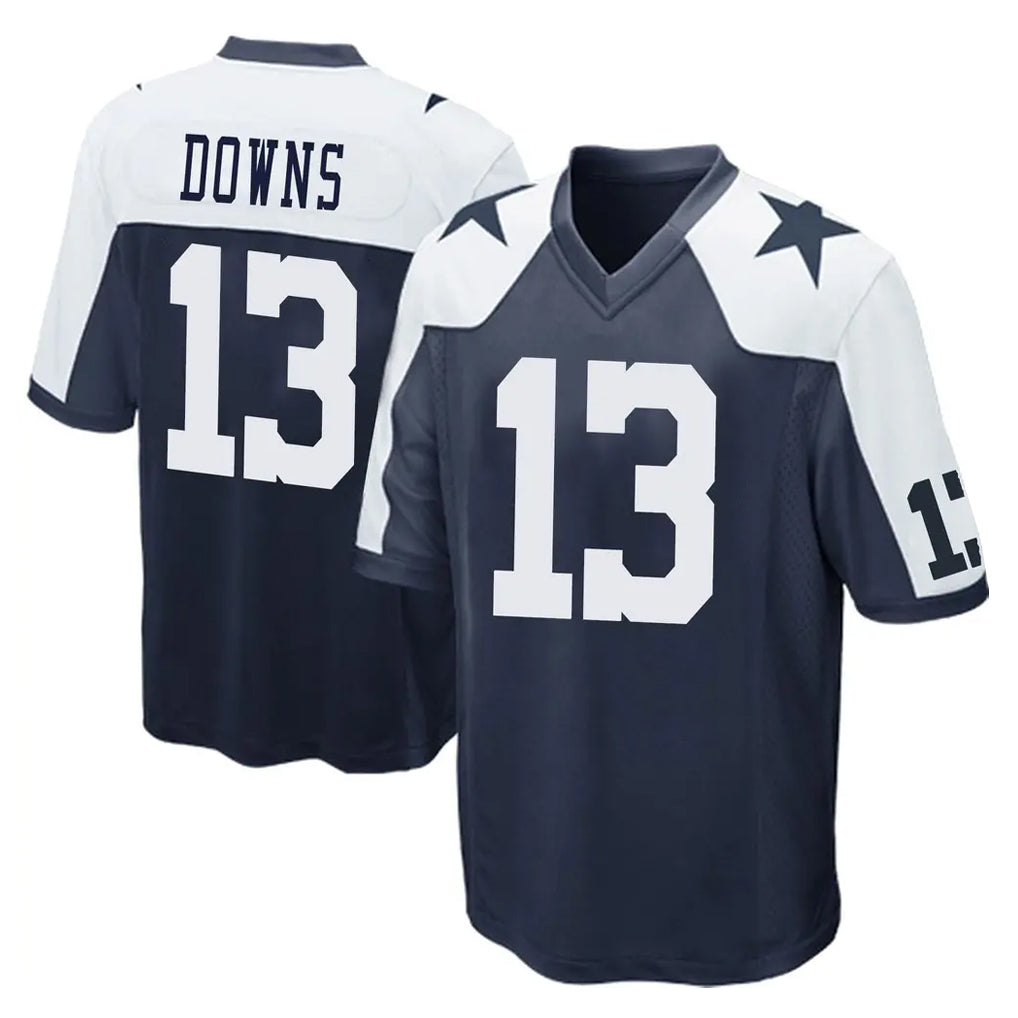 D.Cowboys #13 Caleb Downs Player Navy-White Alternate Home Game Ddoa Stitched Jerseys