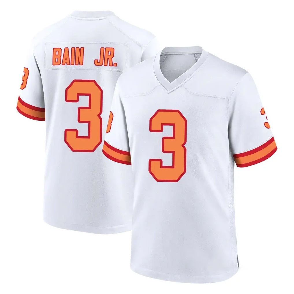 TB.Buccaneers #3 Rueben Bain Jr. Player White '76 Home Game Ddoa Stitched Jerseys