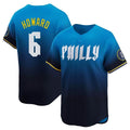 P.Phillies #6 Ryan Howard Player Blue City Connect Home Limited Ddoa Stitched Jerseys