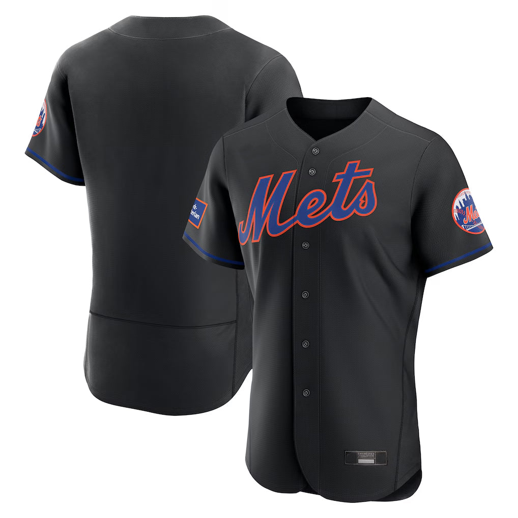 NY.Mets ## Mets Blank Player Black Alternate Elite Home Limited Ddoa Stitched Jerseys