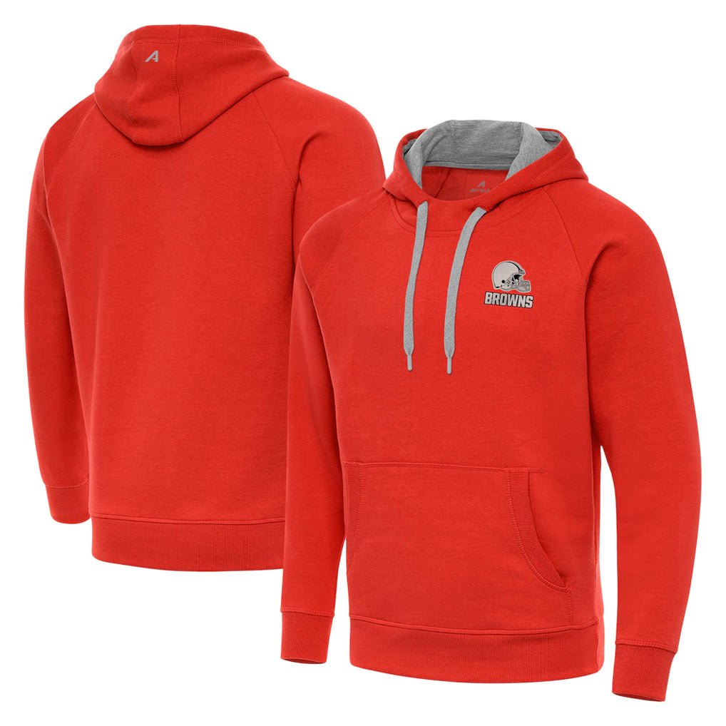 C.Browns ## Browns Blank Player Orange Brushed Carbon Pullover Hoodie Limited Ddoa Stitched Jerseys