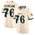 J.Jaguars #76 Ezra Cleveland Player Natural Limited 2026 Rivalries Collection Game Ddoa Stitched Jerseys