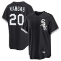 C.White Sox #20 Miguel Vargas Player Black Home Game Ddoa Stitched Jerseys