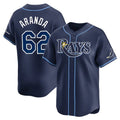 T.Bay Rays #62 Jonathan Aranda Player Navy Home Limited Ddoa Stitched Jerseys