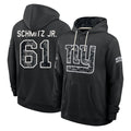 NY.Giants #61 John Michael Schmitz Jr. Player 2026 Black Logo Pullover Hoodies Limited Game Ddoa Stitched Jerseys