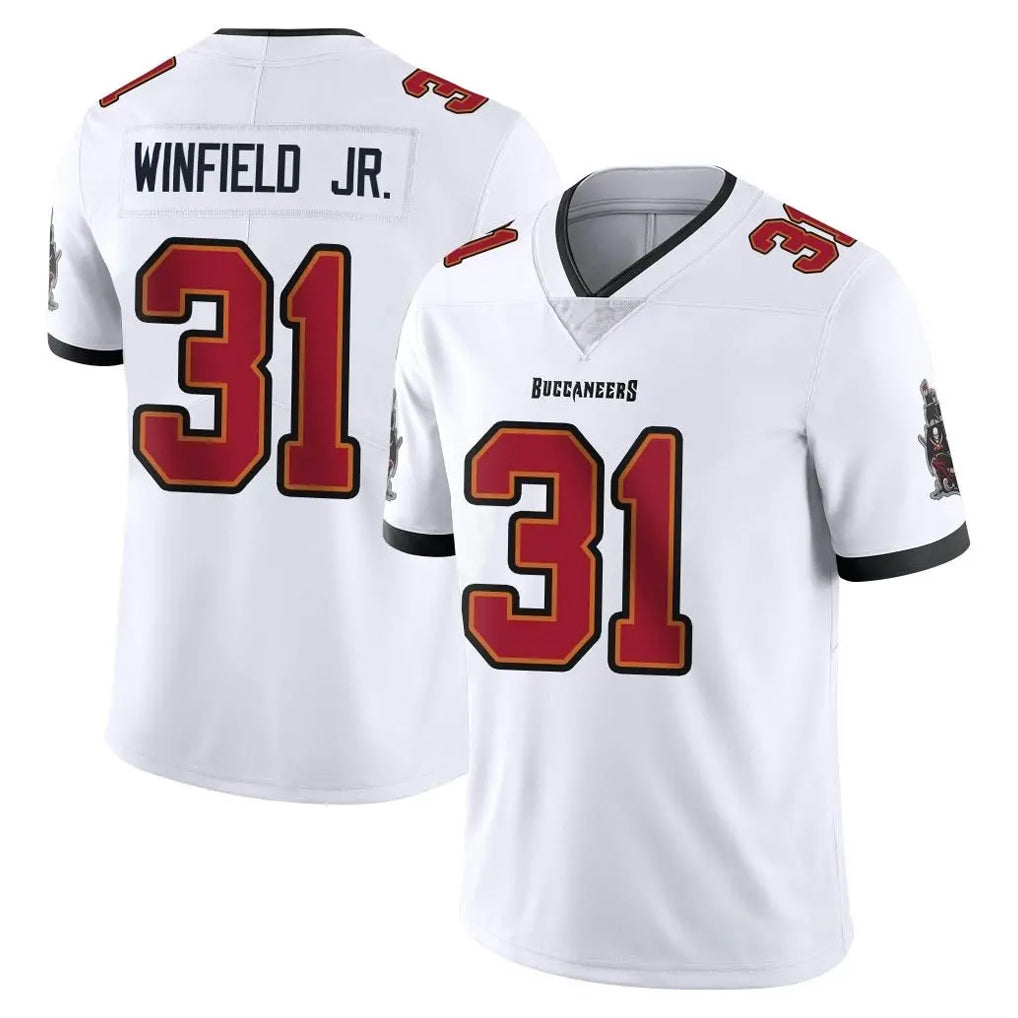 TB.Buccaneers #31 Antoine Winfield Jr. Player White Limited Vapor Untouchable Home Game Ddoa Stitched Jerseys