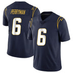 LA.Chargers #6 Denzel Perryman Player Navy Limited Vapor Untouchable Home Game Ddoa Stitched Jerseys