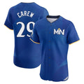M.Twins #29 Rod Carew Player Royal City Connect Limited Elite Home Ddoa Stitched Jerseys
