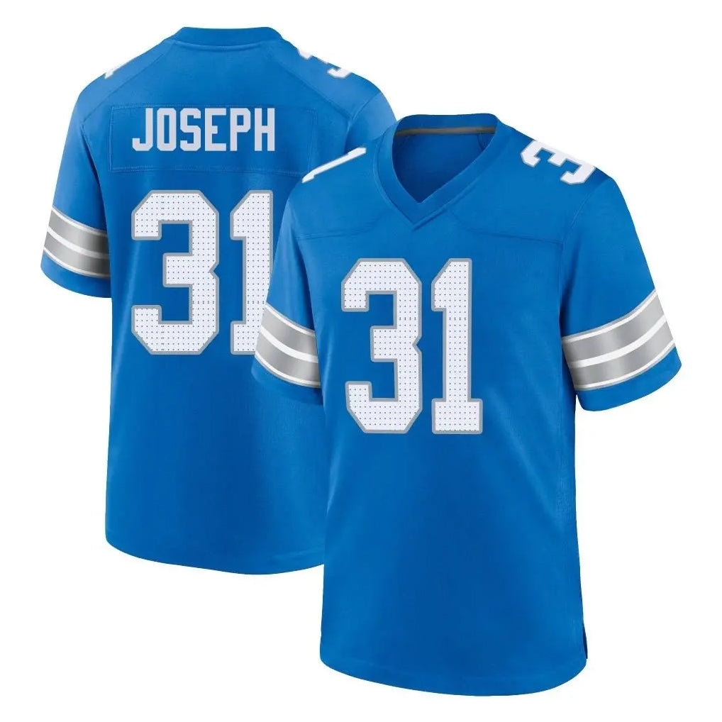 D.Lions #31 Kerby Joseph Player Blue Alternate Home Game Ddoa Stitched Jerseys