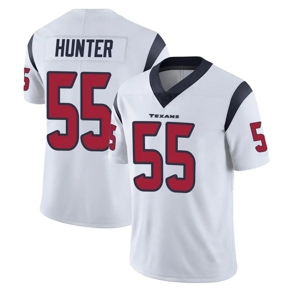 H.Texans #55 Danielle Hunter Player White Limited Vapor Untouchable Home Game Ddoa Stitched Jerseys