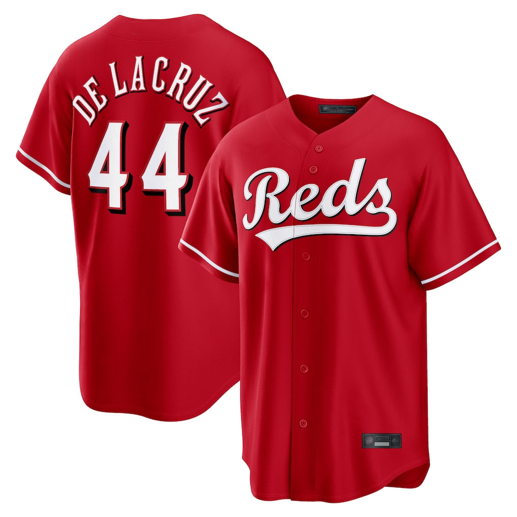 C.Reds #44 Elly De La Cruz Player Red Home Game Ddoa Stitched Jerseys