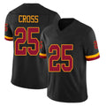 W.Commanders #25 Nick Cross Player Black Limited Vapor Home Game Ddoa Stitched Jerseys