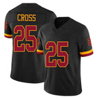 W.Commanders #25 Nick Cross Player Black Limited Vapor Home Game Ddoa Stitched Jerseys