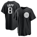 C.Cubs #8 Ian Happ Player Black Game Ddoa Stitched Jerseys