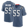 NE.Patriots #55 Jared Wilson Player Blue Rivalries Collection Home Game Ddoa Stitched Jerseys