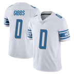 D.Lions #0 Jahmyr Gibbs Player White Limited Vapor Untouchable Home Game Ddoa Stitched Jerseys
