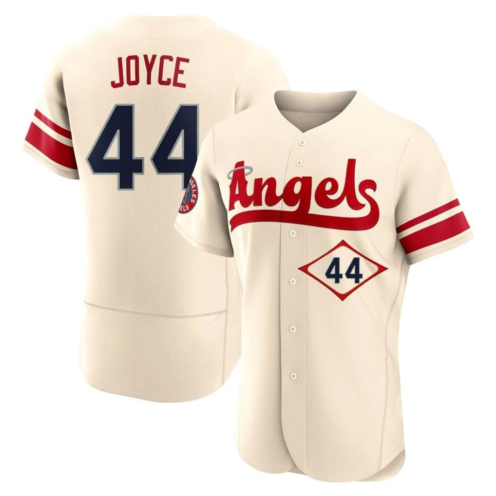 LA.Angels #44 Ben Joyce Player Cream City Connect Limited ELite Home Ddoa Stitched Jerseys