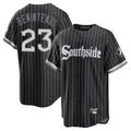 C.White Sox #23 Andrew Benintendi Player Black City Connect Home Game Ddoa Stitched Jerseys