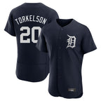 D.Tigers #20 Spencer Torkelson Player Navy Limited Elite Home Ddoa Stitched Jerseys