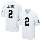 LV.Raiders #2 Ashton Jeanty Player White Home Game Ddoa Stitched Jerseys