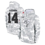 TB.Buccaneers #14 Chris Godwin Jr. Player Arctic Camo Limited Salute to Service Pullover Hoodies Game Ddoa Stitched Jerseys