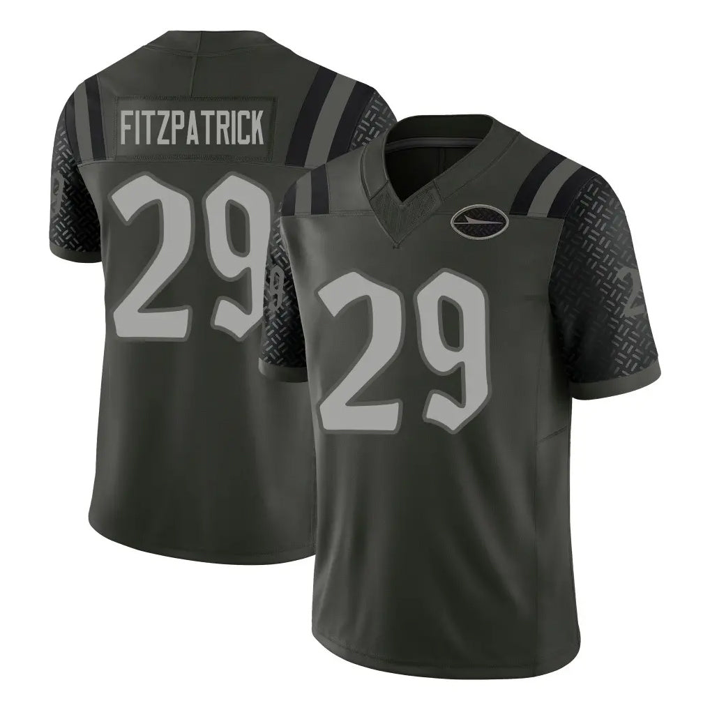 NY.Jets #29 Minkah Fitzpatrick Player Green Limited 2025 Rivalries Collection Home Game Ddoa Stitched Jerseys