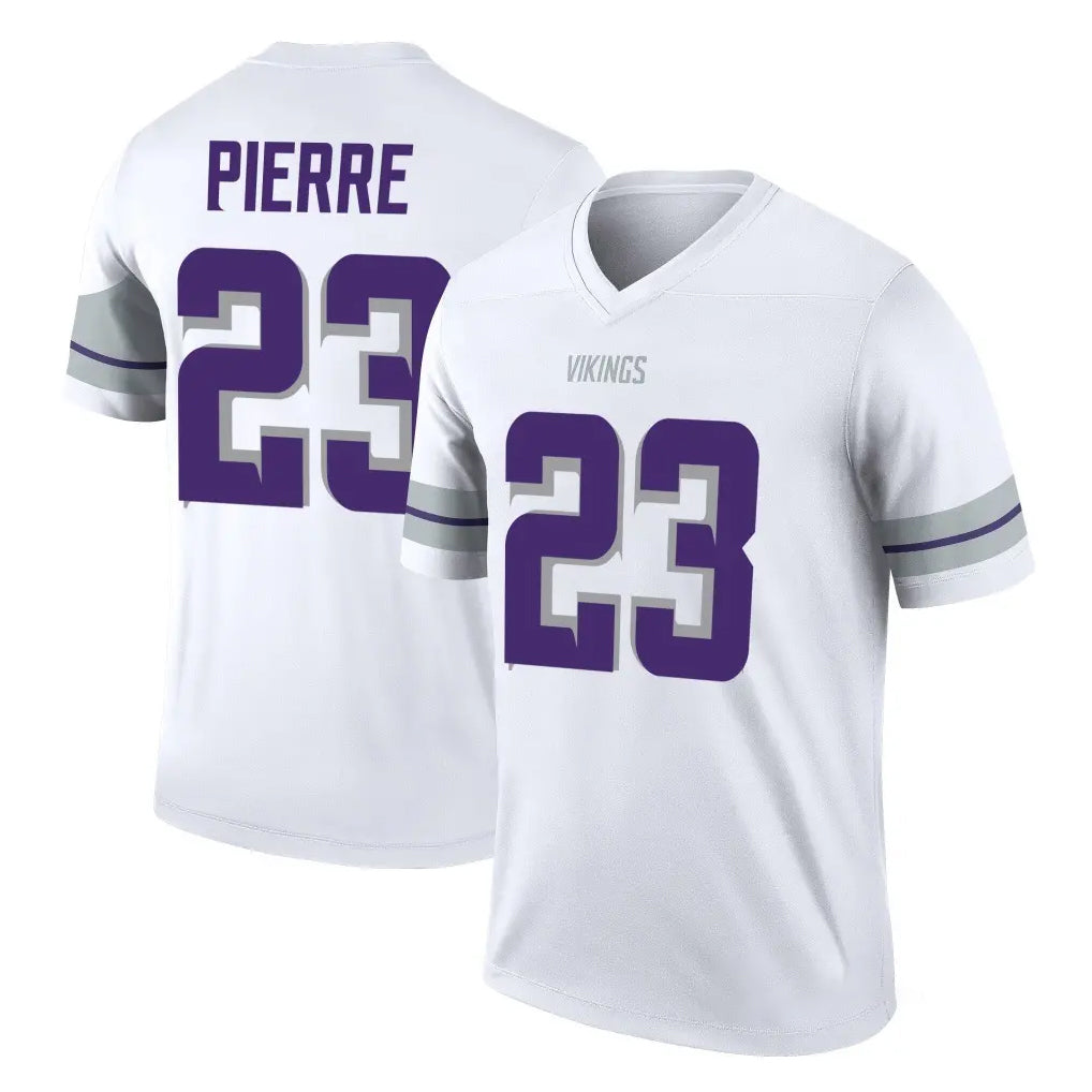 M.Vikings #23 James Pierre Player White Alternate Legend Home Game Ddoa Stitched Jerseys