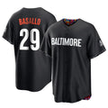 B.Orioles #29 Samuel Basallo Player Black City Connect Home Game Ddoa Stitched Jerseys